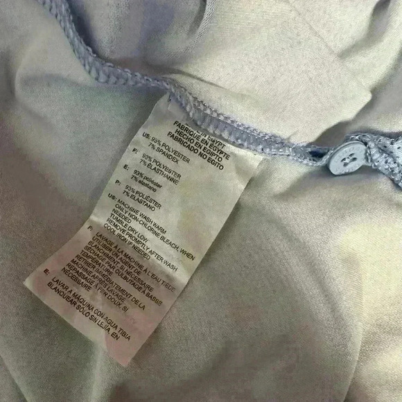 Adidas Golf Polo Shirt 2XL Blue & White for Men - Picture 11 of 11